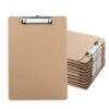 BESARME 20 Pack Clipboards Bulk for Classroom, 9x12.5'' Wooden Hardboard
