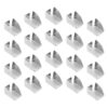 BESPORTBLE 30pcs Adjustable Cabinet Shelves Holder Brackets Heavy Duty Iron Shelf Support Bracket Clips with Polished Edges Sturdy Support Preventing Slipping Filing Cabinets Office