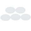 BESPORTBLE 5 Pcs Oval Shaped Cotton and Paper Board Canvas Panel for Oil Painting and Art Drawing, Suitable for Media, Easy to Store, Indoor Art Supplies for Students and Hobbyists