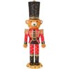 Best Choice Products Christmas Nutcracker Bear 5ft Pop Up Lighted Large Holiday 3D Yard Decoration w/ 150 Twinkling LED Lights for Outdoor, Indoor - Red