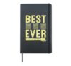 Best Dad Ever Guitar Fathers Day For Musicians Guitarist Hardcover Journal, Black