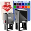 Best Daughter in Heart Self-Inking Rubber Stamp Ink Stamper - 1 Inch Small - Pink Ink