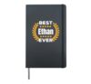 Best Ethan Ever 5 Stars Legend Name Ethan Hardcover Journal, Black
