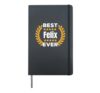 Best Felix Ever 5 Stars Legend Name Felix Hardcover Journal, Black