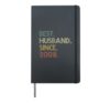 Best Husband Since 2008 Epic Couple 12th Wedding Anniversary Hardcover Journal, Black