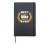 Best Mike Ever 5 Stars Legend Name Mike Hardcover Journal, Black