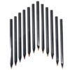 BESTonZON 12pcs Black Wooden Colored Pencil Set 12 Colors for Artists and Students, Thick Barrel Design for Daily Painting Use and Draft, Color Sketch Pencils