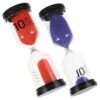 BESTOYARD 2pcs 10-Minute Classic-Shaped Hourglass Bathing Timer with Plastic Frame and Sand, Easy to Operate Decorative Desk Timer for Yoga Classroom and Playtime