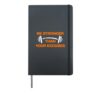 Be Stronger Than Your Excuses Gym Motivation Fitness Hardcover Journal, Black