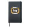 Best Troy Ever 5 Stars Legend Name Troy Hardcover Journal, Black