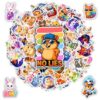 BETANAS 100 pcs Cute Rodent Animal Stickers Kawaii, Bunny Hamster Mouse