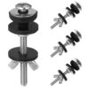 BETOOKY 4pcs Toilet Tank Screws M6 Stainless Steel Replacement Bolts with Gaskets for Toilet Tank Fixing Kit, Premium Durability and Universal Compatibility for Home Bathroom Use