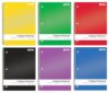 Better Office Products Spiral Notebooks 3-Subject, 6 Pack, College Rule, 120 Sheet Notebook with Sturdy Pocket Dividers, 10.5 x 8 inches, 6 Assorted Primary Colors, 6 Pack