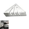 Beveled Flange Layout Square for Metalworking, Marking Tool with Scale Lines for Pipe, Tube and Flat Stock Layout Flat Stock Pencil Guide