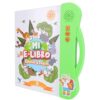 Bewinner Spanish English Talking Learning Book for Kids | Interactive Bilingual Audio Sound Book with Touch & Read | Educational Toy for Early Cognitive Development, Portable Electronic