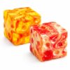 BHVXGA 2 PCS Cheese Squishy for Adults, Slow Rising Squeeze Tool Block, Stress Relief Fidget and Desk Decor Novelty Tool