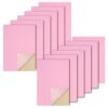 Biaungdo Pink Self Adhesive Felt Sheets, 8 x 12 Inch, 12 Pcs