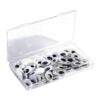 Bicemend 100 Pcs Googly Eyes Self Adhesive, 0.79" Large Googly Eyes Strong Backing, Googly Eyes Self Adhesive Black White Wiggly Eyes for DIY Crafts Scrapbooking Home Decor