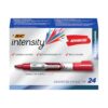 BIC Intensity Advanced Colorful Dry Erase Markers, Chisel Tip, 24-Count