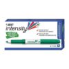 BIC Intensity Green Low Odor Dry Erase Markers, Fine Tip, 12-Count Pack of Erasable Markers With Low-Odor Ink for a Pleasant Writing Experience
