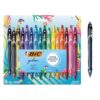 BIC Ocean Themed Gel Pens, Assorted Colors, Medium Point, 0.7 mm, 16-Count
