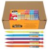 BIC Xtra Smooth Bright Edition Mechanical Pencil, 0.7 mm Medium Point, Refillable and Retractable, 240-Count Pack with Assorted Barrel Colors