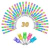 BieFuDan 30 Piece Bear Stackable Pencils, 5 in 1 Cute Plastic Fun Pencil
