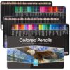 BIFCVFRT Art Colored Pencils 160 Colors Set for Adults,Tin Case