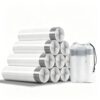 Big Clear Bags Trash Bags Unscented Trash Bags Plastic Trash Can Liners, Garbage Bags for Bathroom, Bedroom, Office, Kitchen, Bathroom
