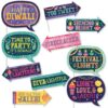 Big Dot of Happiness Diwali Festival of Lights - Photo Booth Props, 10 Ct