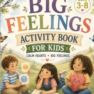 Big Feelings Activity Book for Kids: Social Emotional Learning Activities for Ages 3–8: Coloring, Matching, Tracing, Mindfulness and Emotional Skills Practice