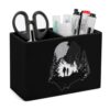 Bigfoot Sasquatch Girls Walking Desk Organizer PU Leather Caddy Holder