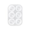 Big Hole Bead Silicone Moulds Pendant Casting Molds for Crystals Rhombic Flat Bead Bracelet DIY Resin Jewelry Making