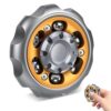 Bihevn Metal Precision Fidget Spinner - Anxiety Rotator & Restless Fidget Toy, Stress-Relief Tool for Adults & Kids A （Grey）