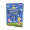 biidi Bilingual English Spanish Transportation Talking Book - Libros en Español para Niños, 1200+ Sounds, 13 Topics, Toddler Spanish Books, Learn Vehicles Robots Vocabulary