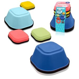 Bijou Play Stepping Stones - Balance Stepping Stone Kit for Kids and Toddlers, 5-Piece Set, Indoor and Outdoor Kids Blance Blocks in 5 Colors, Ages 3 and Up, Max 175 lbs