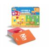 Binca Flash Cards for Toddlers - Letters & Numbers, 50 Double-Sided Cards with Phonics & Counting, Learning Tool for Preschoolers, Educational & Early Learning Toy, Gifts for Kids Ages 1, 2, 3 Years