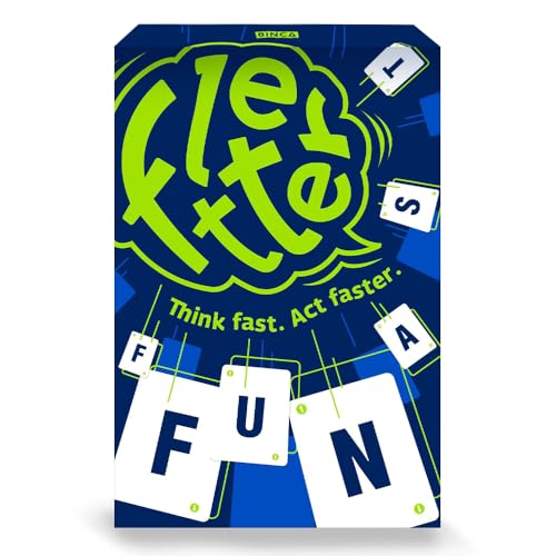BINCA Fletter - Word Game, Educational Card Games, 8 Year Old Girl Birthday Gifts, Fun Fast-Paced Vocabulary Challenge for Game Night, Gifts for Boys & Girls Ages 7, 8, 9, 10