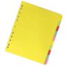 Binder Dividers, 12Pcs Colorful Tab Dividers A4