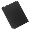 Binder Dividers, 15Pcs A5 Black Index Dividers Heavy Duty Binder Dividers with Top