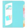Binder Dividers with Tabs, 8 Tab Dividers for 3 Ring Binder