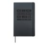 Bin Kein Klugscheißer Weiß Es Wirklich Besser Funny Saying Hardcover Journal, Black
