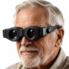 Binocular Glasses for Adults Portable Hands-Free Adjustable Focus Magnifier