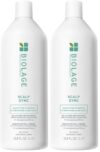 Biolage Scalp Sync Clarifying Shampoo - Residue & Buildup Remover,For Oily Scalp,Fermented Tea & Glycolic Acid,Vegan-& Paraben-Free,(Pack of 2)