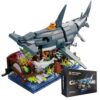 Biomimetic Machinery Series Animal Mechanical Diorama Building Toy Set, Movable Biomimetic Animal Building Block Model with Gear Linkage Scene Base, Collectible Display Decor for Home Office(1144+)