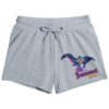 Bioworld Darkwing Duck Women's Lounge Shorts | Screen-Print Character Graphic | Elastic Drawcord Waistband | Officially Licensed by Disney-Large Black