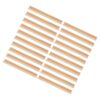 BIUDECO 20pcs Wooden Domino Racks with Multifunctional Design and Sturdy Construction, 19cm Tile Display Rack for Mexican Train Dominoes and Card Holder Stand, for Travel and Weddings