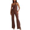 BIUPOS Women's 2 Piece Lounge Outfits Sexy Polka Dots Tube Tops and Wide Leg Pants Set Casual Club Summer Vacation Outfits