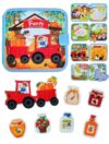 BizyKoady Montessori Busy Book for Toddlers 1-3, Felt Busy Board Farm Theme