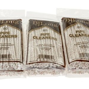 BJ Long Pipe Cleaners 80 Count - 6 Pack TP-1427